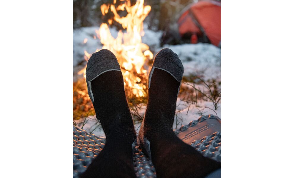 Трекінгові шкарпетки Aclima WarmWool (123/Jet Black), Колір: 123/Jet Black, Розмір: 36-39, зображення 5