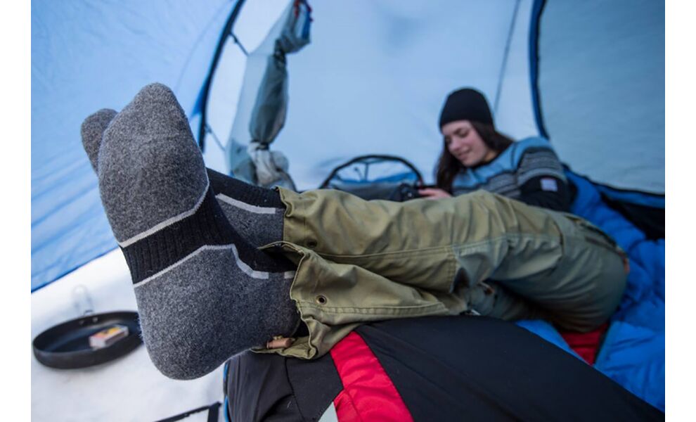 Трекінгові шкарпетки Aclima WarmWool (123/Jet Black), Колір: 123/Jet Black, Розмір: 36-39, зображення 7