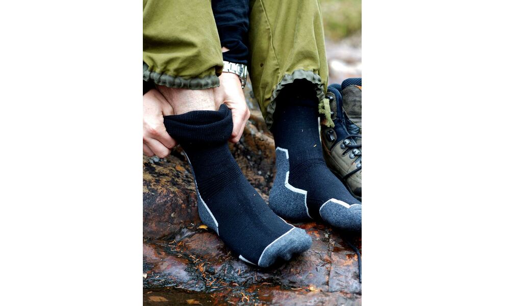 Трекінгові шкарпетки Aclima WarmWool (123/Jet Black), Колір: 123/Jet Black, Розмір: 44-48, зображення 8