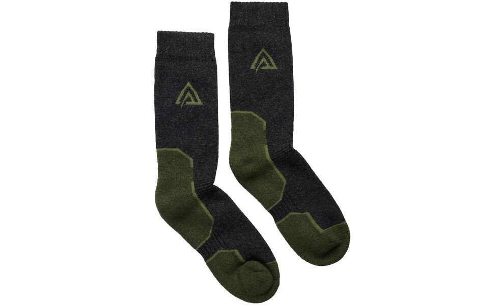 Трекінгові шкарпетки Aclima WarmWool (251/Olive Night-Dill/Marengo), Колір: 251/Olive Night-Dill/Marengo, Розмір: 44-48, зображення 2