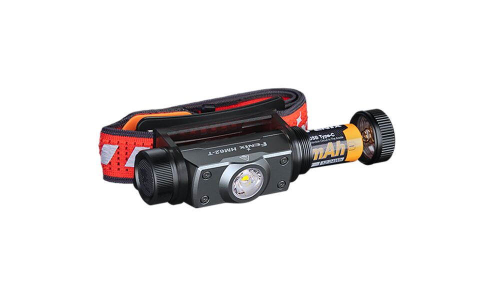 Налобний ліхтар з акумулятором Fenix HM62-T V2.0 (Magma) з червоним світлом, USB Type-C, Колір корпусу: Magma, зображення 3