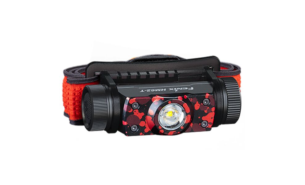 Налобний ліхтар з акумулятором Fenix HM62-T V2.0 (Magma) з червоним світлом, USB Type-C, Колір корпусу: Magma, зображення 2