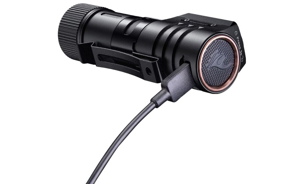 Налобний ліхтар з акумулятором Fenix HM71R: USB Type-C, зображення 5