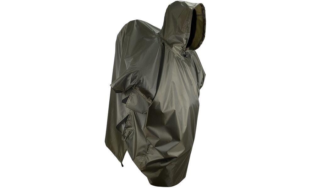 Пончо-тент Tribe Tarp Poncho Pro, Колір: Olive, зображення 4