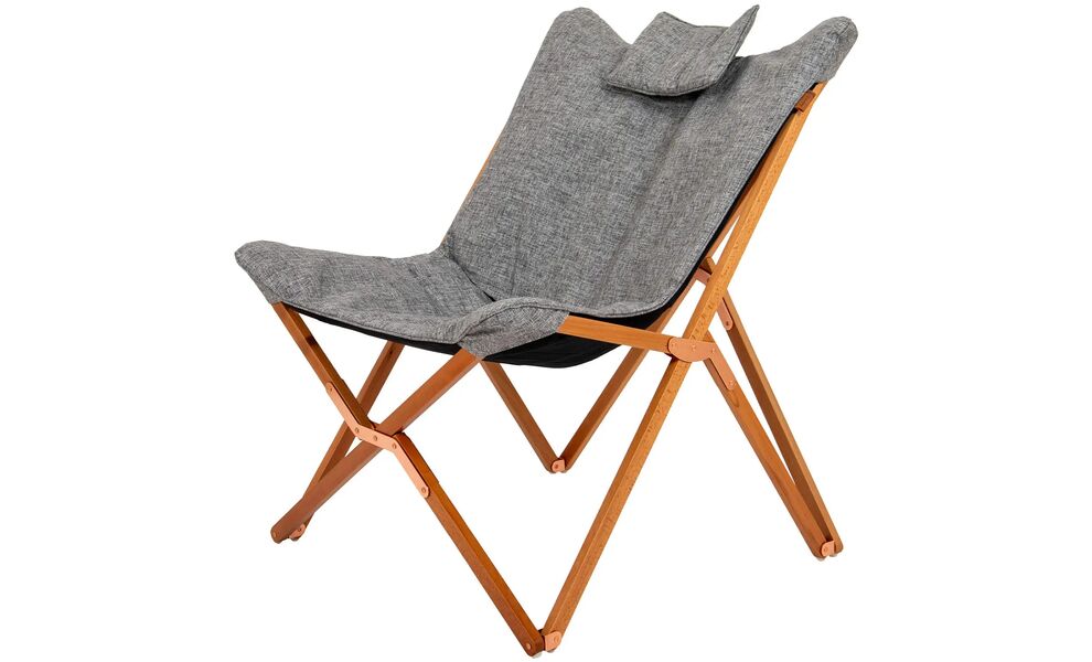 Кемпінговий розкладний стілець з подушкою Bo-Camp Bloomsbury L, Колір виробника: Grey, зображення 2