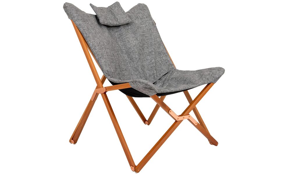 Кемпінговий розкладний стілець з подушкою Bo-Camp Bloomsbury L, Колір виробника: Grey, зображення 3
