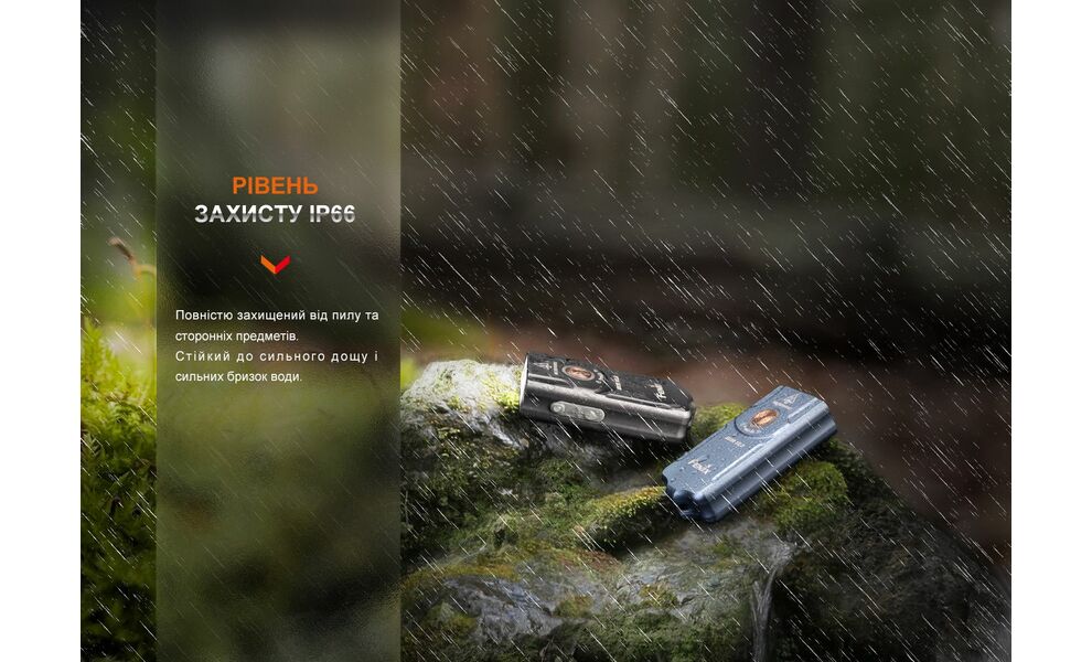 Ліхтар-брелок Fenix E03R V2.0 (Grey), Колір: Grey, зображення 18