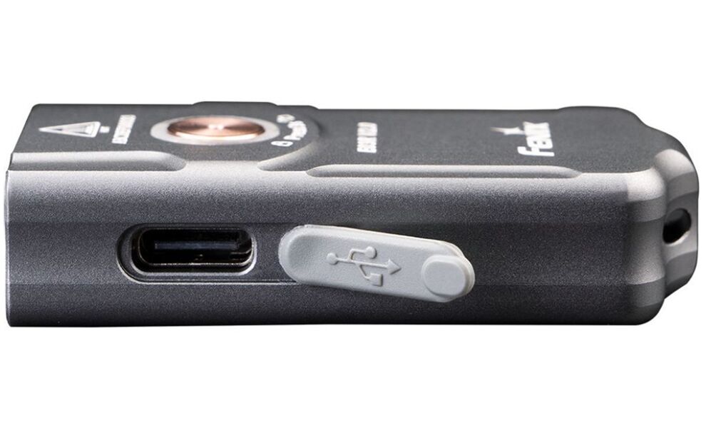 Ліхтар-брелок Fenix E03R V2.0 (Grey), Колір: Grey, зображення 3