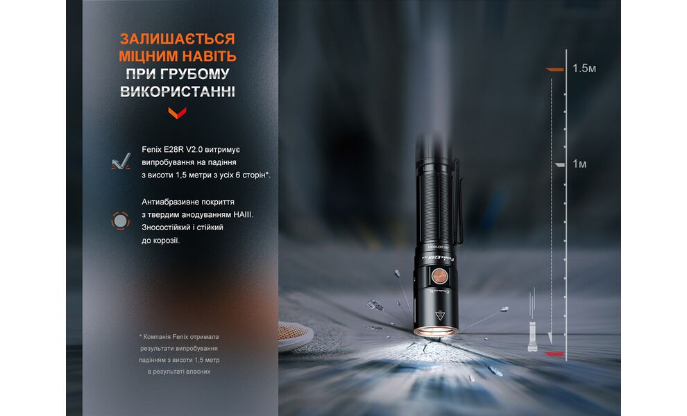Ліхтар ручний Fenix E28R V2.0, зображення 20