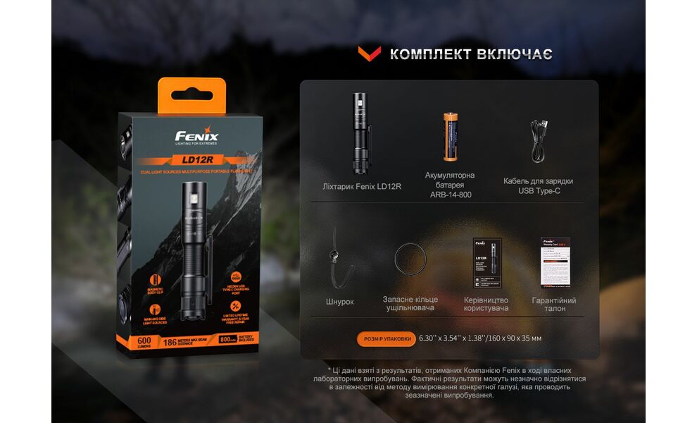 Ліхтар ручний Fenix LD12R, зображення 8