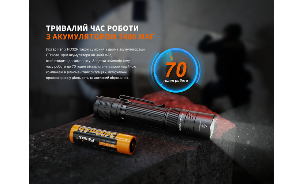 Ліхтар ручний Fenix PD32R, зображення 18