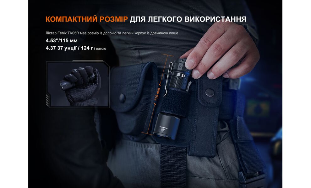 Ліхтар ручний Fenix TK05R, зображення 12