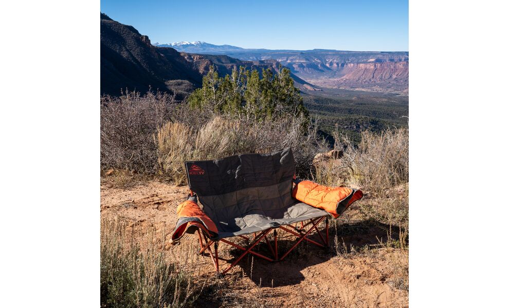 Двомісне розкладне крісло на природу Kelty Low Loveseat Nest (Bungee Cord-Beluga), зображення 16