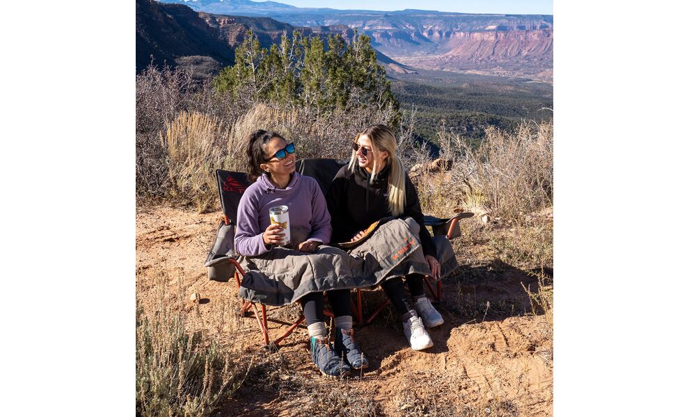 Двомісне розкладне крісло на природу Kelty Low Loveseat Nest (Bungee Cord-Beluga), зображення 15