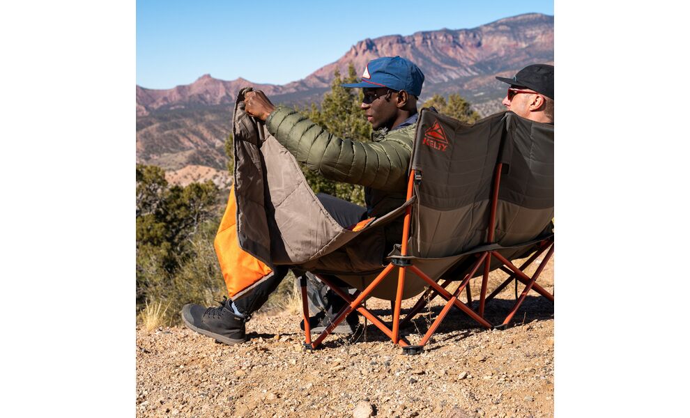 Двомісне розкладне крісло на природу Kelty Low Loveseat Nest (Bungee Cord-Beluga), зображення 10