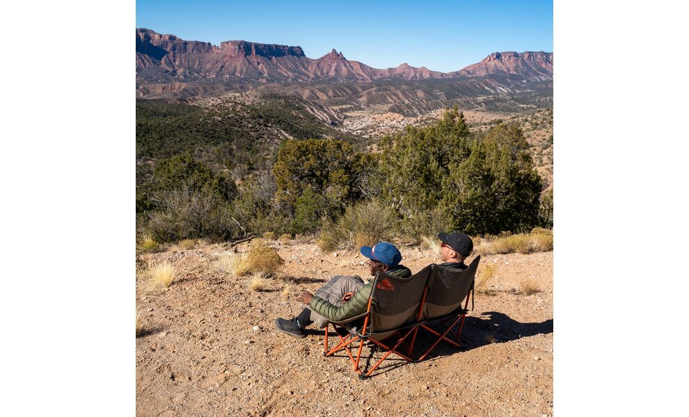 Двомісне розкладне крісло на природу Kelty Low Loveseat Nest (Bungee Cord-Beluga), зображення 11