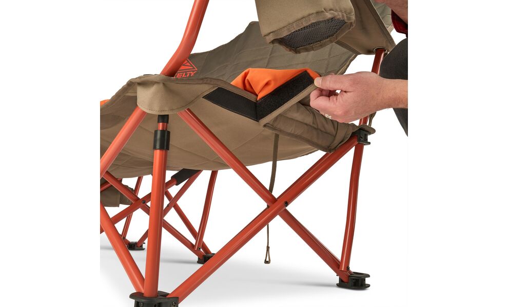Двомісне розкладне крісло на природу Kelty Low Loveseat Nest (Bungee Cord-Beluga), зображення 4
