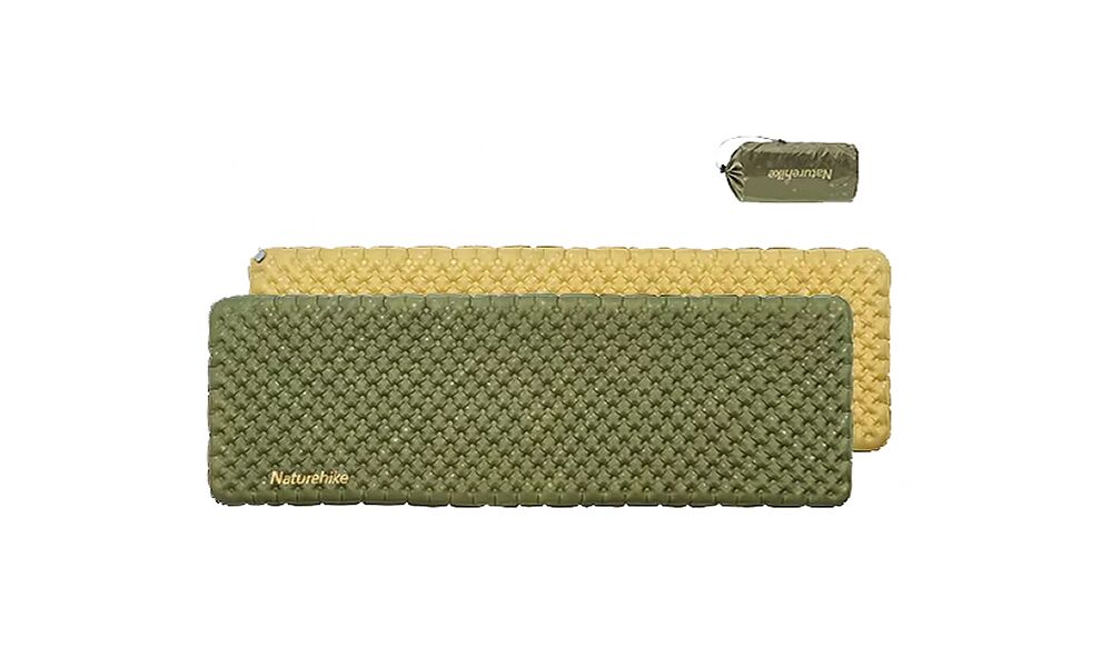 Надувний каремат Naturehike CNH22DZ018 - Rectangular M (Green): з мішком-насосом, Товщина: 7, Тип розміру: Rectangular M, Колір виробника: Green, зображення 3