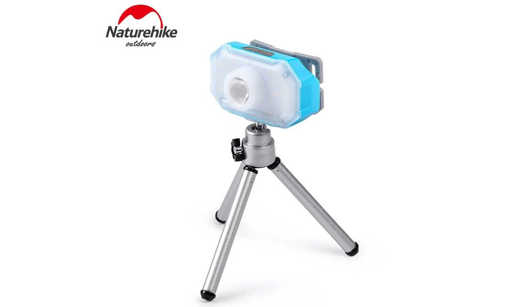 Налобний ліхтар акумуляторний Naturehike NH18T001-A (Blue): Micro USB, Колір корпусу: Blue/Grey, зображення 3