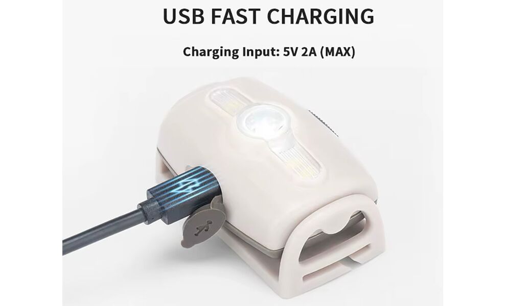 Налобний ліхтар акумуляторний Naturehike NH18T005-F (Red): Micro USB, Колір корпусу: Red, зображення 3