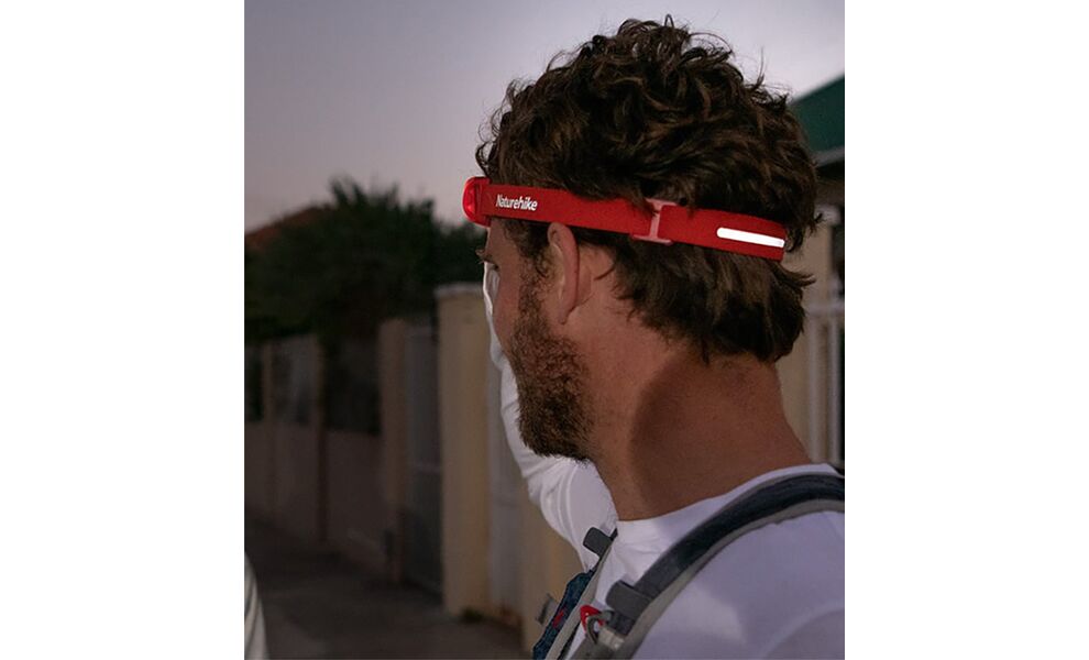 Налобний ліхтар акумуляторний Naturehike NH18T005-F (Red): Micro USB, Колір корпусу: Red, зображення 9