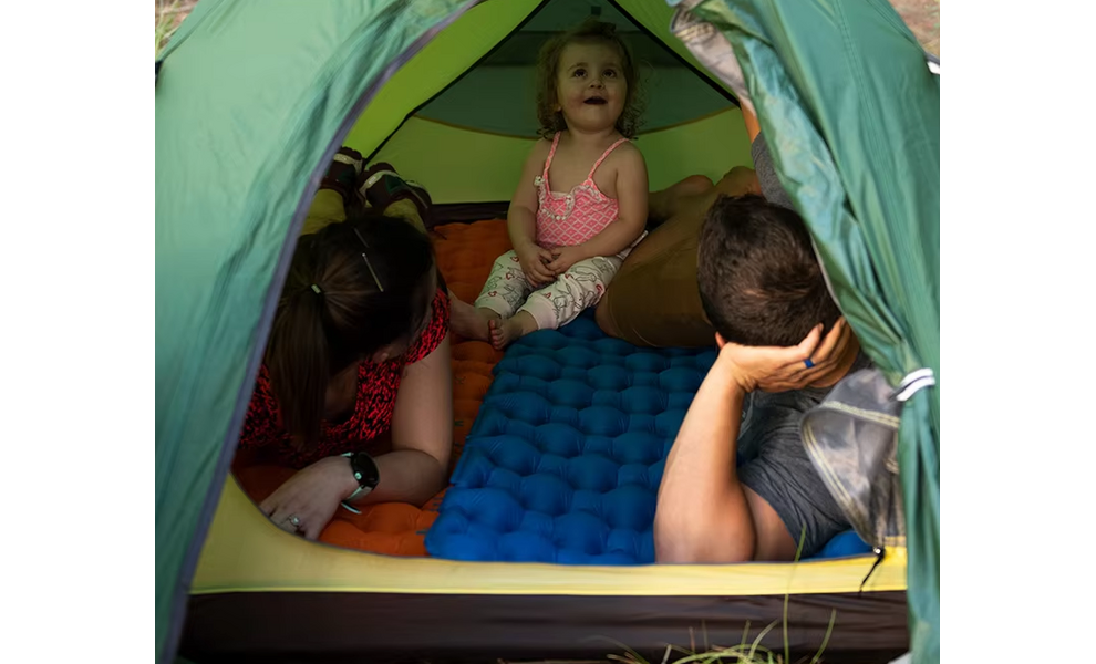 Надувний каремат Naturehike NH19Z032-P (Blue), Товщина: 6,5, Тип розміру: Single, Колір виробника: Blue, зображення 7