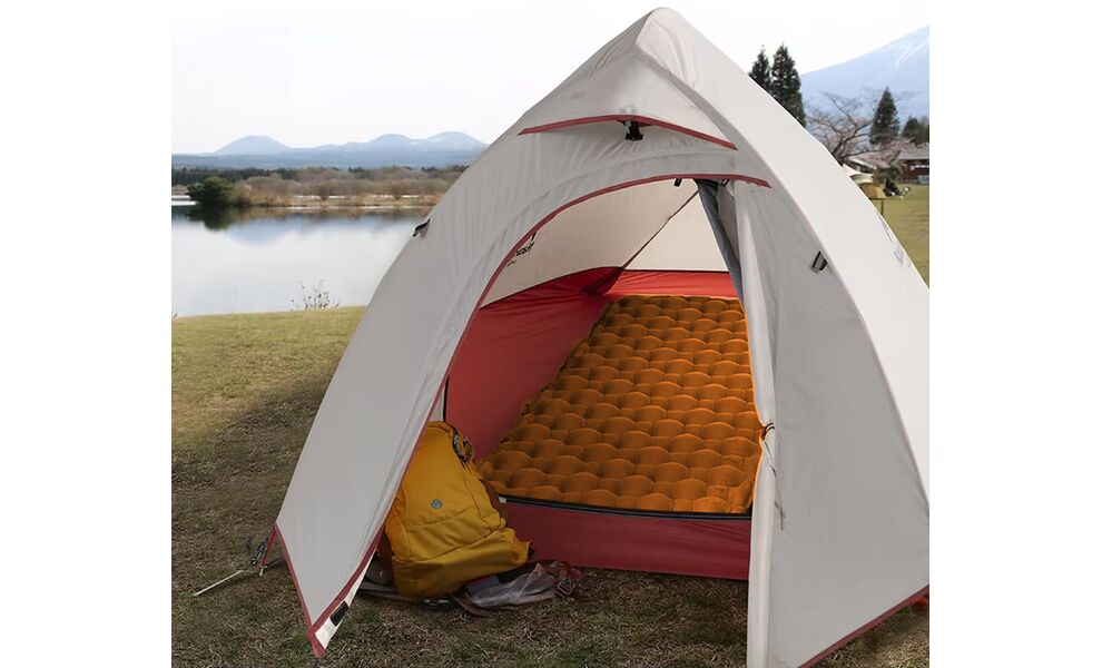 Надувний каремат Naturehike NH19Z032-P (Orange), Товщина: 6,5, Тип розміру: Single, Колір виробника: Orange, зображення 6