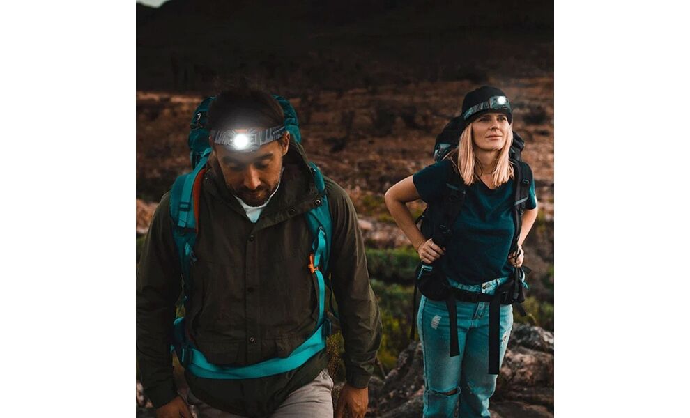 Налобний ліхтар акумуляторний Naturehike NH00T002-D (Tropical Blue): Micro USB, Колір корпусу: Tropical Blue, зображення 10