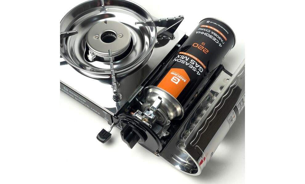 Туристична газова міні-плитка BaseCamp Camping Stove Mini для цангових балонів, зображення 3