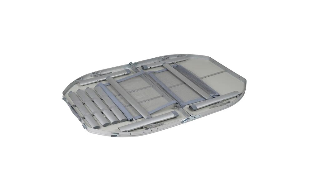 Розкладний стіл з поличкою Bo-Camp Premium Oval, 120x80x70 см, Тип розміру: 120x80x70 см, Колір: Grey, зображення 5