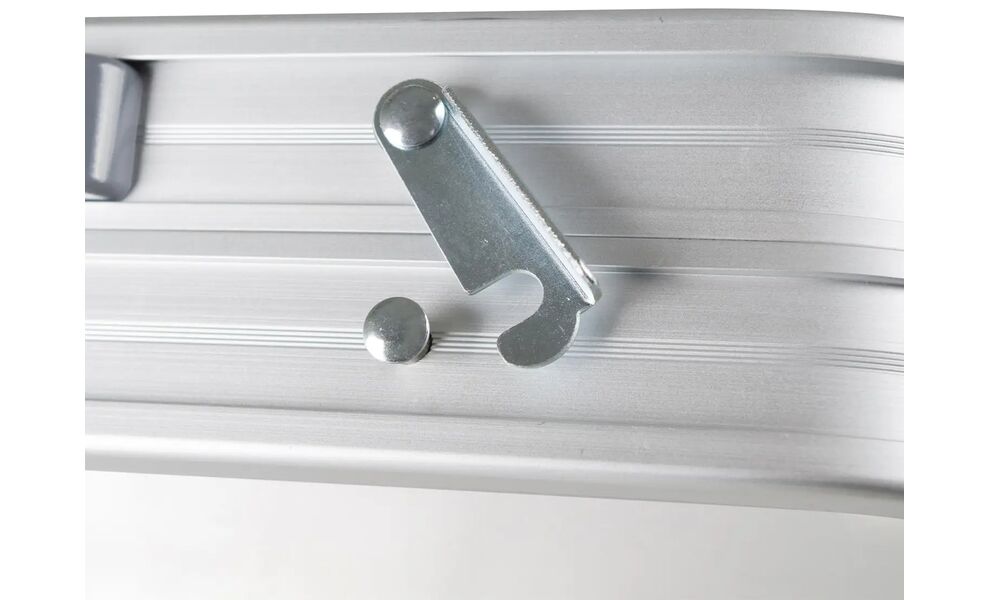 Розкладний стіл з поличкою Bo-Camp Premium Oval, 150x80x70 см, Тип розміру: 150x80x70 см, Колір: Grey, зображення 8