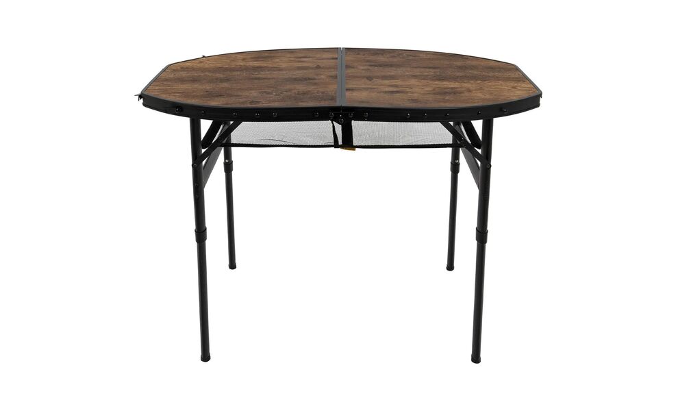 Розкладний стіл з поличкою Bo-Camp Woodbine Oval - 100x70x70 см, зображення 2