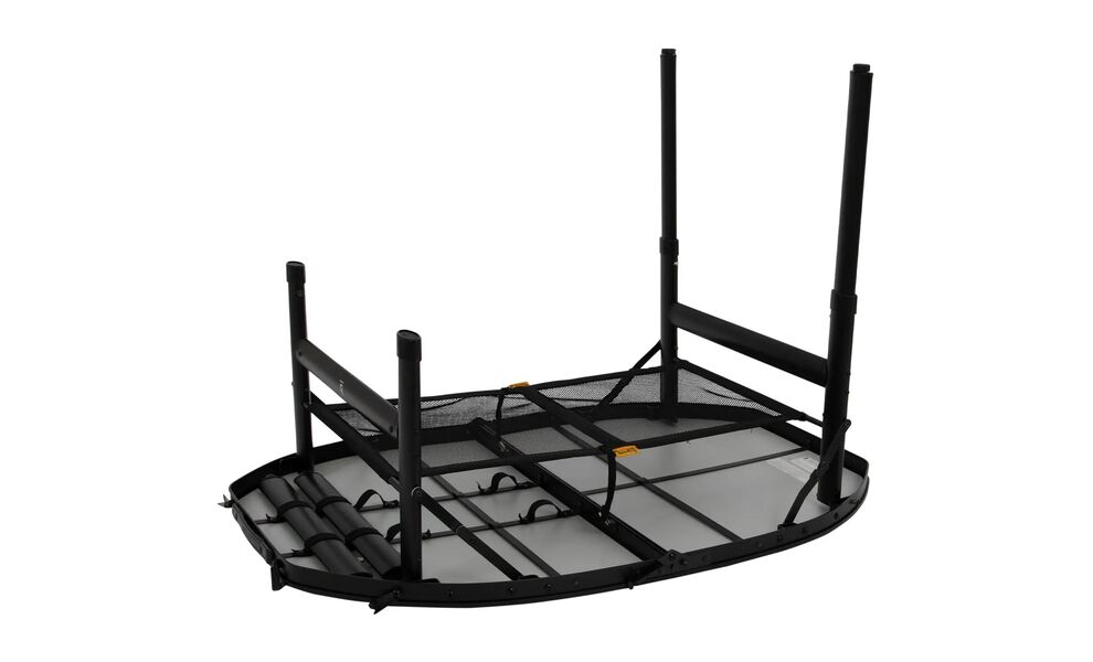 Розкладний стіл з поличкою Bo-Camp Woodbine Oval - 100x70x70 см, зображення 5