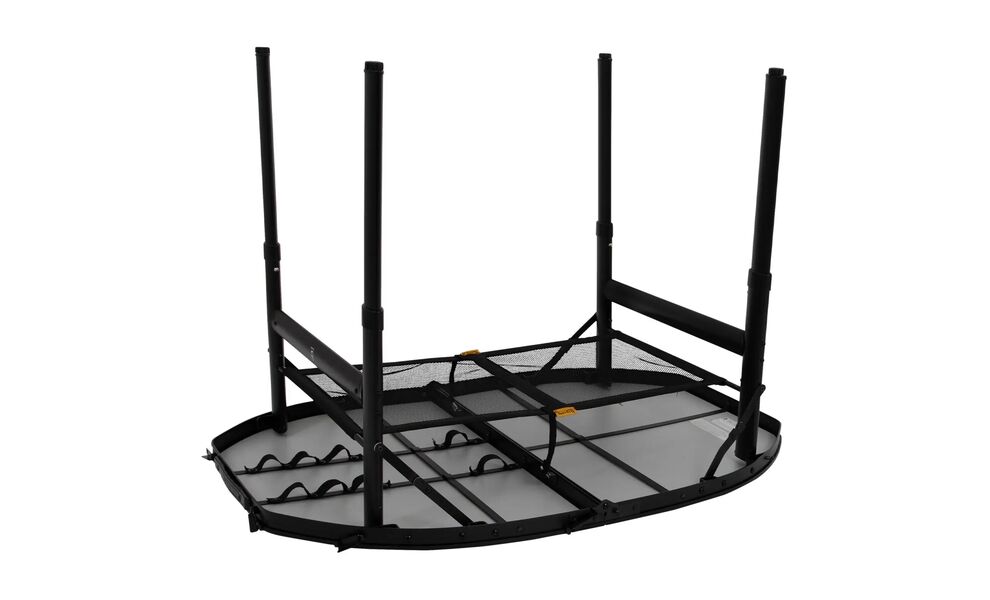 Розкладний стіл з поличкою Bo-Camp Woodbine Oval - 100x70x70 см, зображення 7