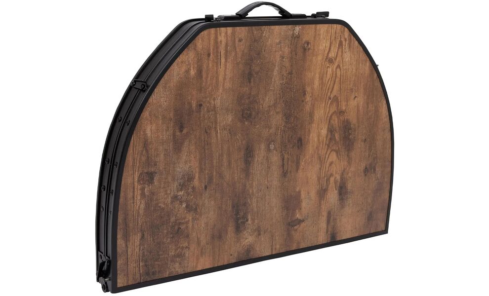 Розкладний стіл з поличкою Bo-Camp Woodbine Oval - 100x70x70 см, зображення 3