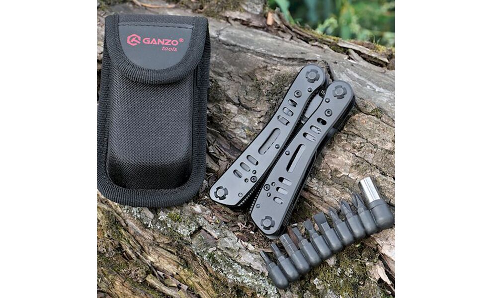 Мультитул з чохлом та бітами Ganzo G103 - 12 функцій, зображення 20