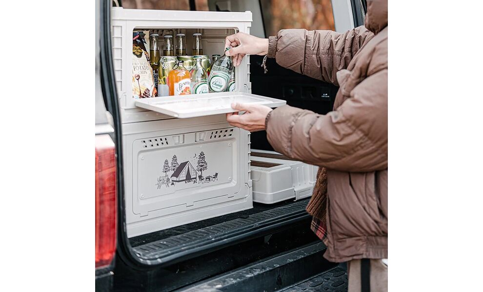 Складний короб Naturehike CNH22SN019 (Grey), 50+5 л, Тип розміру: 50+5 л, Колір: Grey, зображення 8