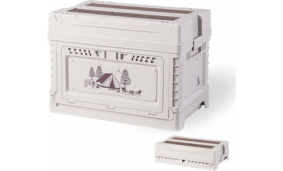Складний короб Naturehike CNH22SN019 (Grey), 50+5 л, Тип розміру: 50+5 л, Колір: Grey, зображення 2