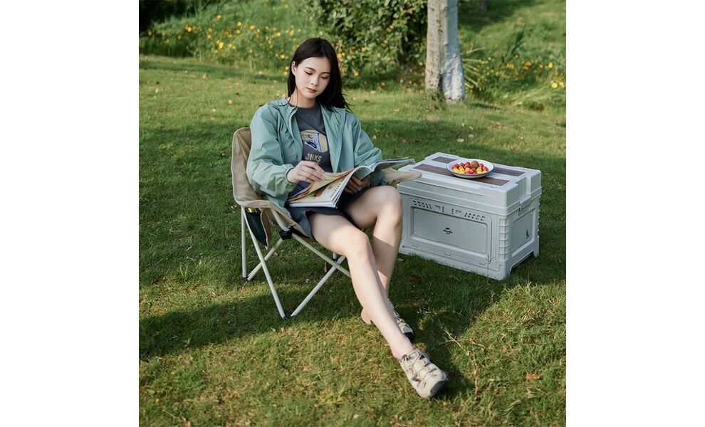 Розкладне крісло Naturehike CNH23JU13002 (Black Grey), Колір виробника: Black Grey, зображення 7