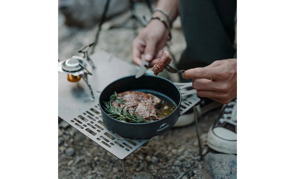 Похідний набір посуду з теплообмінником Naturehike CNK2300CJ0002 на 1,8 л: каструля, миска, Тип комплекту: 1,8 л, зображення 10