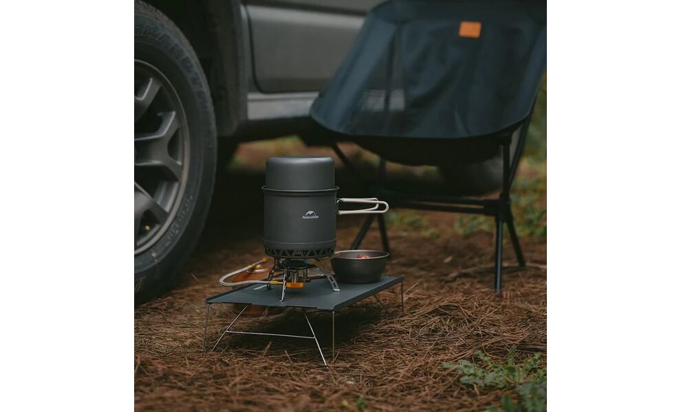 Похідний набір посуду з теплообмінником Naturehike CNK2300CJ0002 на 1,8 л: каструля, миска, Тип комплекту: 1,8 л, зображення 13