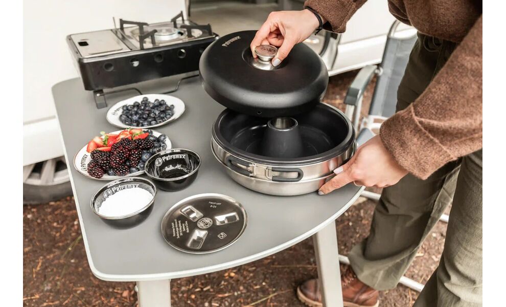 Кемпінгова жаровня з нержавіючої сталі з антипригарним покриттям Petromax Dimego, зображення 7