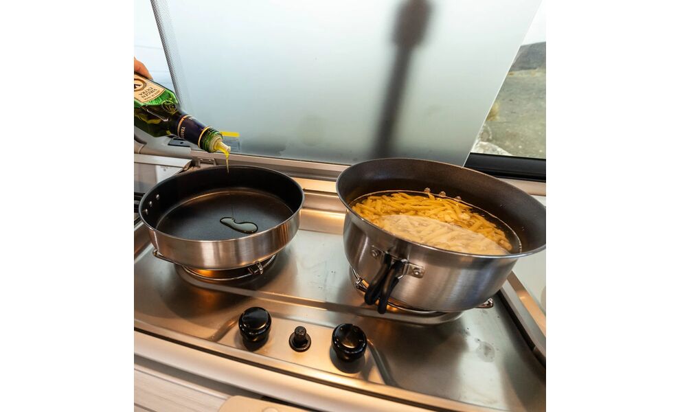 Кемпінговий набір посуду з антиприграним покриттям Petromax Dimego: 2 каструлі, сковорода, зображення 8