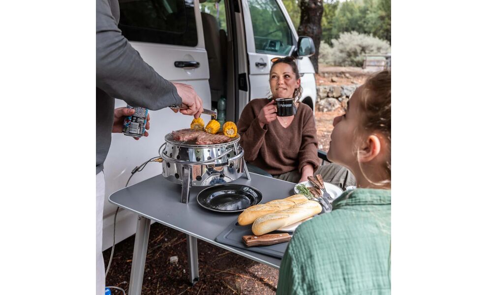 Портативний газовий гриль Petromax Atago Gas для різьбових балонів, зображення 6