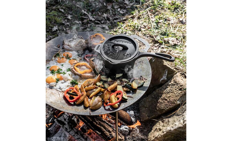 Чавунна касероль з кришкою Petromax Cast-Iron Saucepan на 1 л, Об'єм: 1, зображення 5