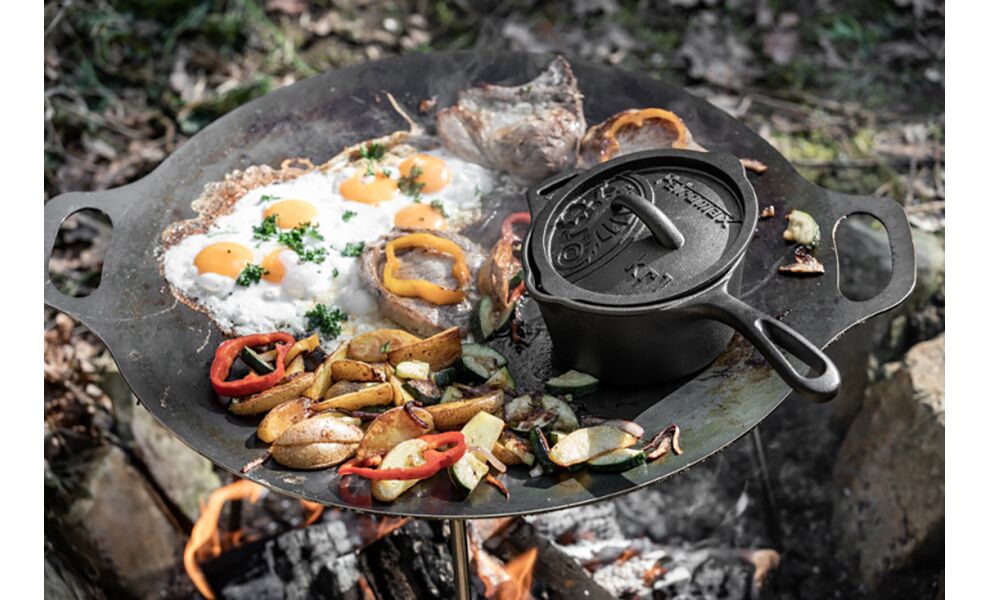 Чавунна касероль з кришкою Petromax Cast-Iron Saucepan на 1 л, Об'єм: 1, зображення 7