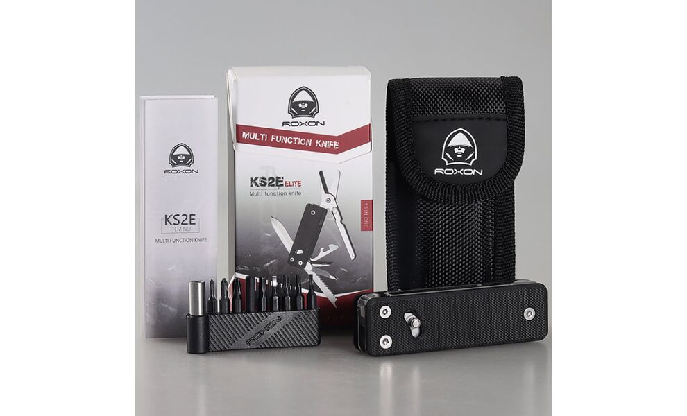 Міні-мультитул з чохлом Roxon KS2E - 13 функцій, зображення 7