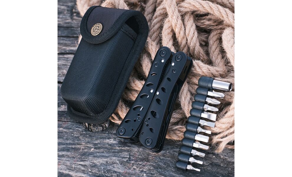 Мультитул з чохлом та бітами Ganzo G205-B - 11 функцій, зображення 9