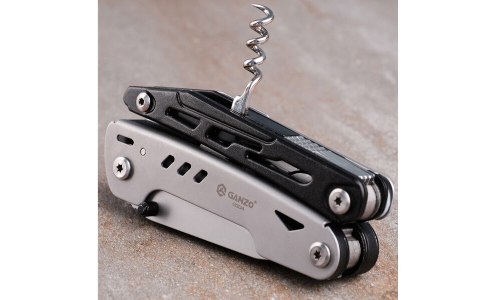 Мультитул з чохлом та бітами Ganzo G304 - 11 функцій, зображення 13