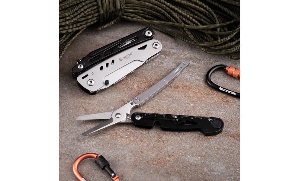 Мультитул з чохлом та бітами Ganzo G304 - 11 функцій, зображення 15